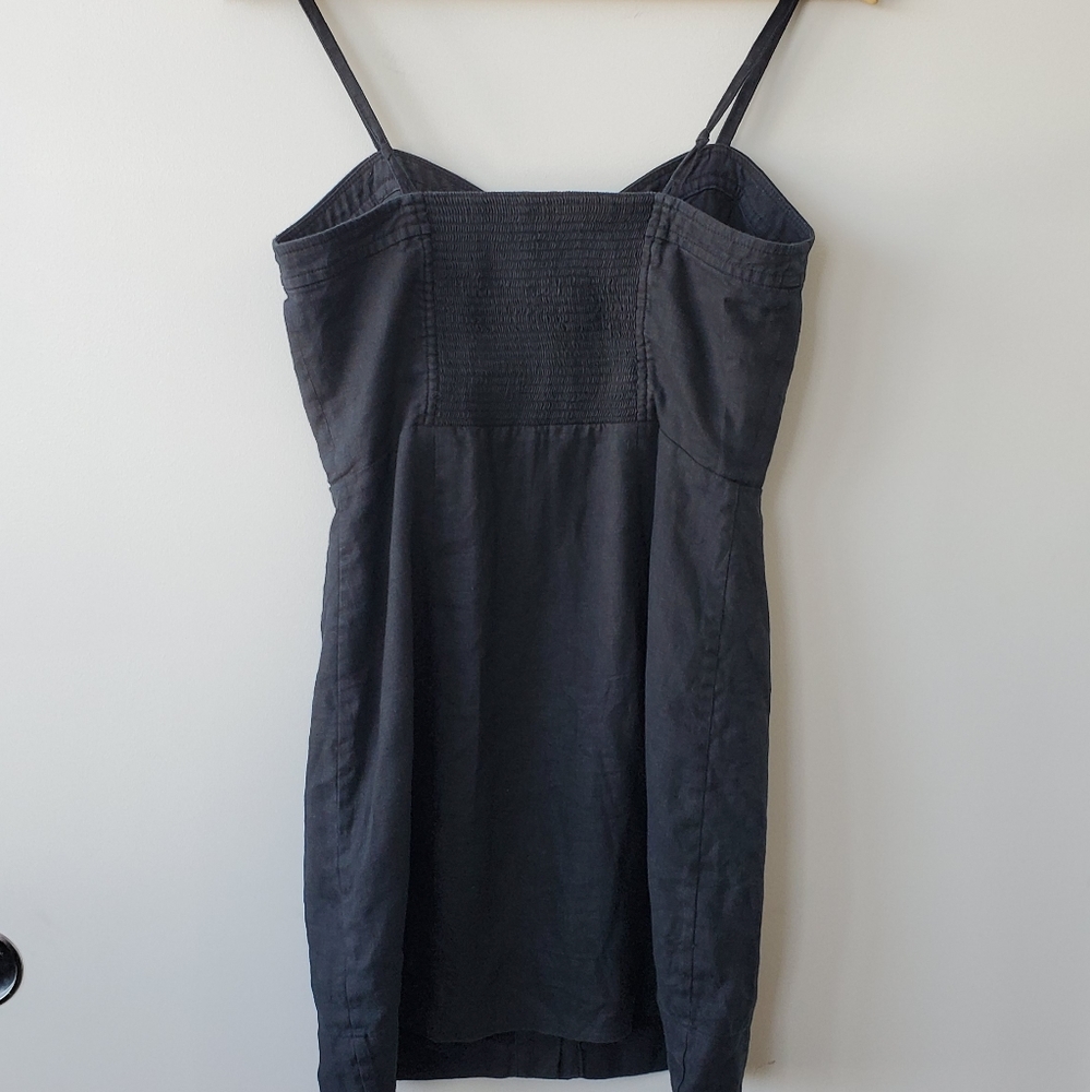 Wilfred Black Linen Button-Up Dress in Size 8 - Picture 6 of 11